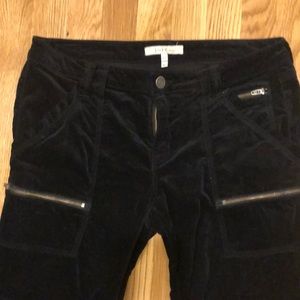 Joie suede cropped black pants